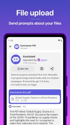 Poe - Fast AI Chat android App screenshot 2