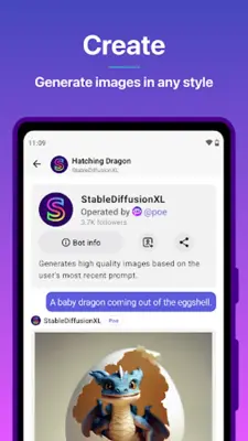 Poe - Fast AI Chat android App screenshot 3