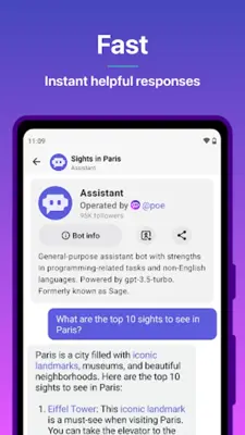 Poe - Fast AI Chat android App screenshot 7